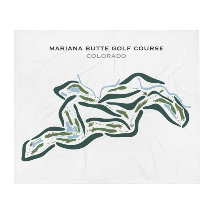 Mariana Butte Golf Course, Colorado - Printed Golf Courses