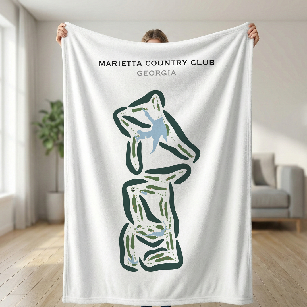 Marietta Country Club, Georgia - Printed Golf Courses