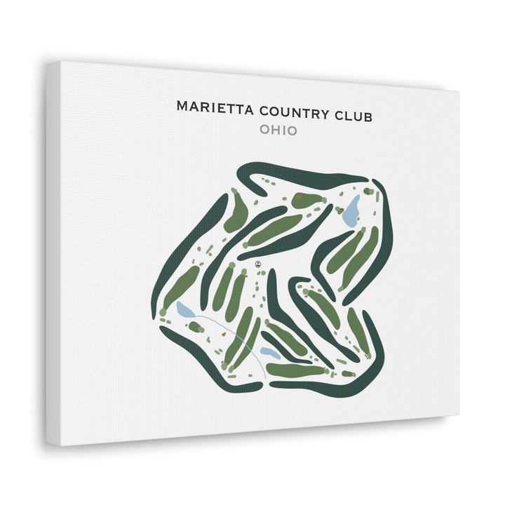 Marietta Country Club, Ohio - Printed Golf Courses