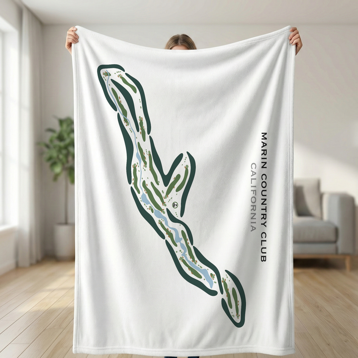 Marin Country Club, California - Printed Golf Courses