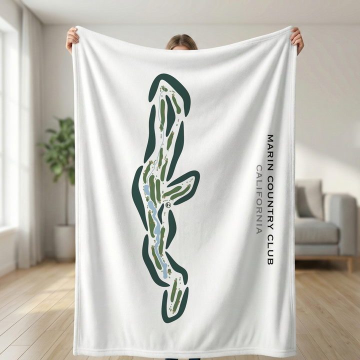Marin Country Club, California - Printed Golf Courses