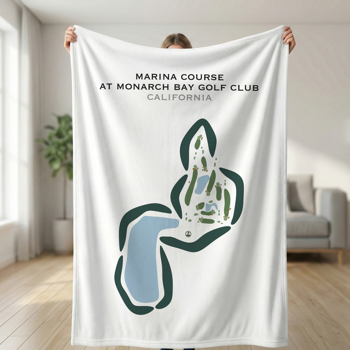 Marina Course at Monarch Bay Golf Club, California - Printed Golf Courses