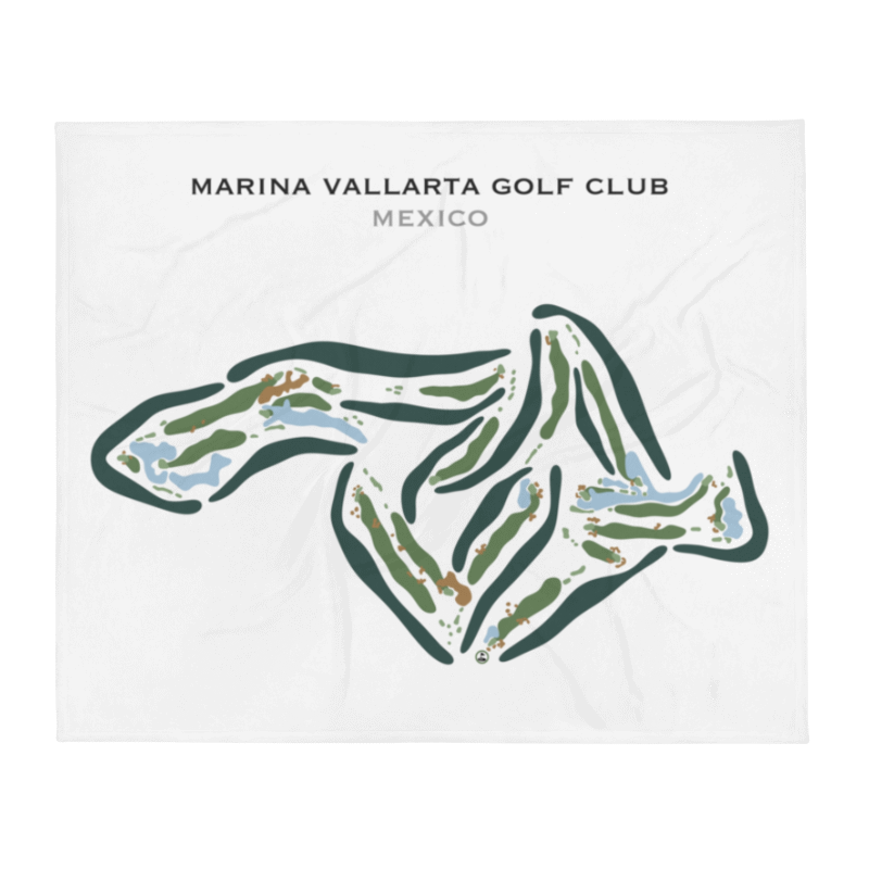 Marina Vallarta Golf Club, Mexico - Printed Golf Courses