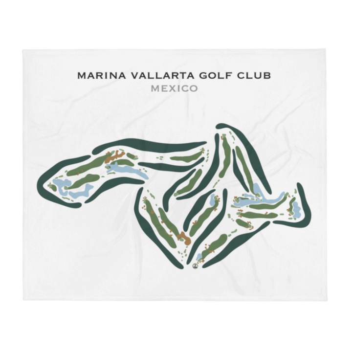 Marina Vallarta Golf Club, Mexico - Printed Golf Courses