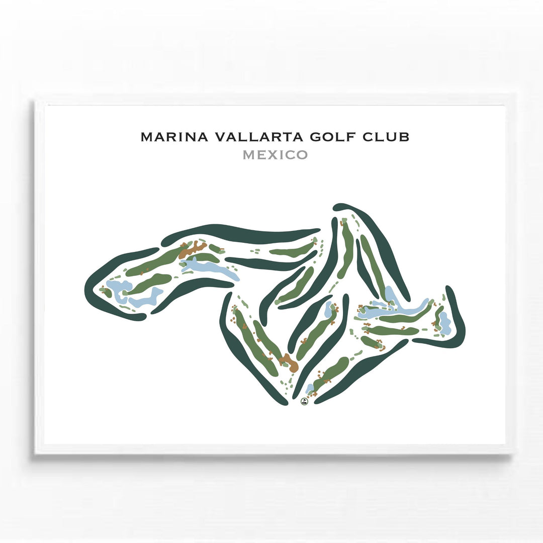 Marina Vallarta Golf Club, Mexico - Printed Golf Courses