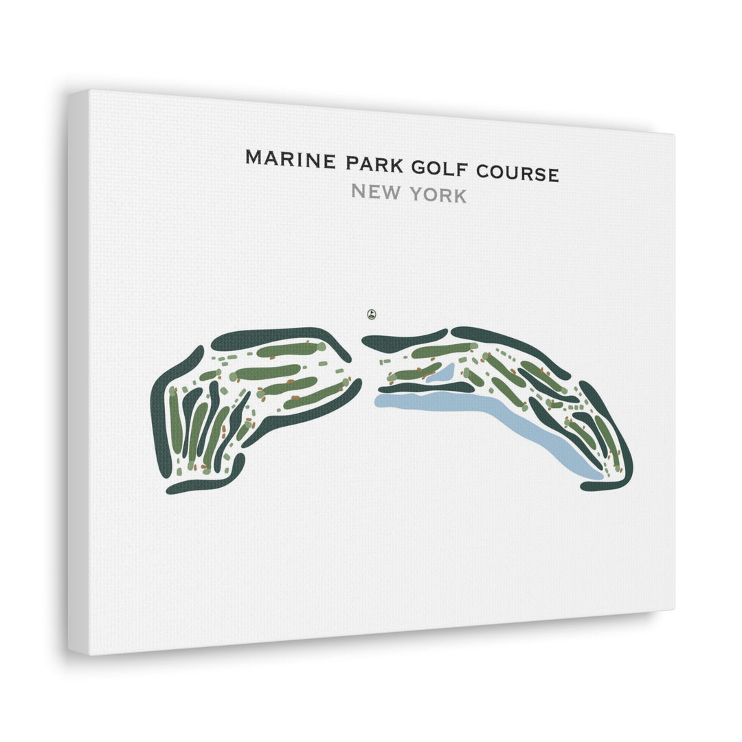 Marine Park Golf Course, New York - Printed Golf Course