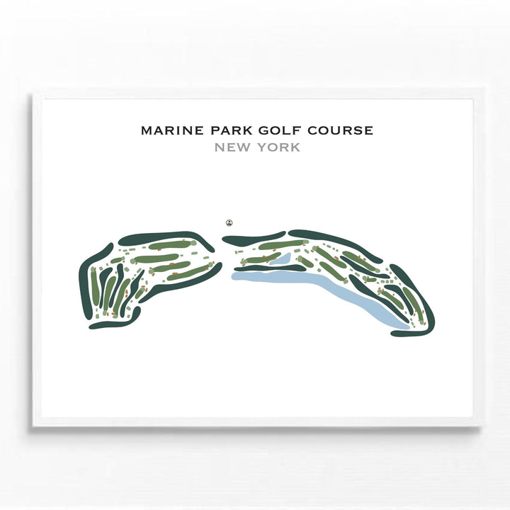 Marine Park Golf Course, New York - Printed Golf Course