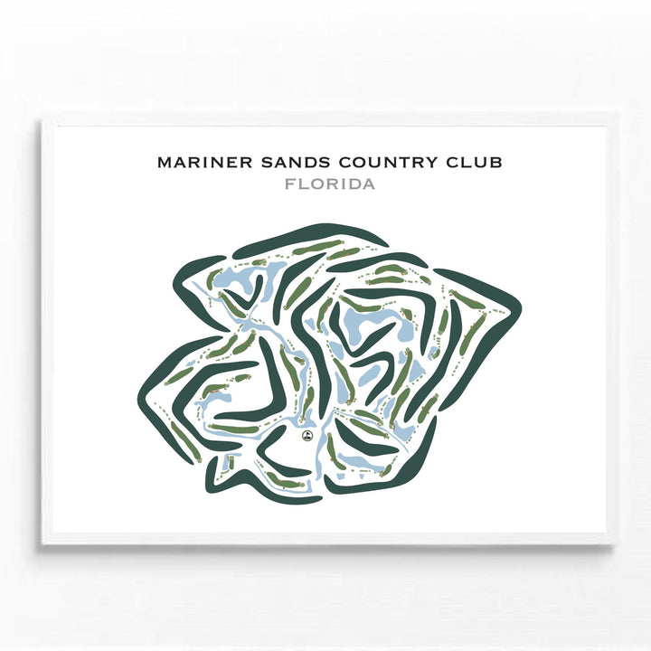 Mariner Sands Country Club, Florida - Printed Golf Courses