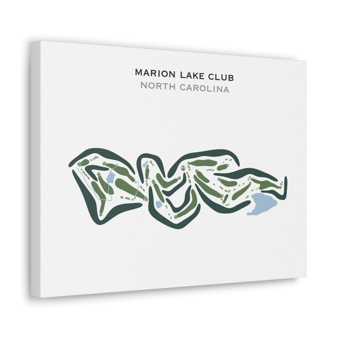 Marion Lake Club, North Carolina - Printed Golf Courses