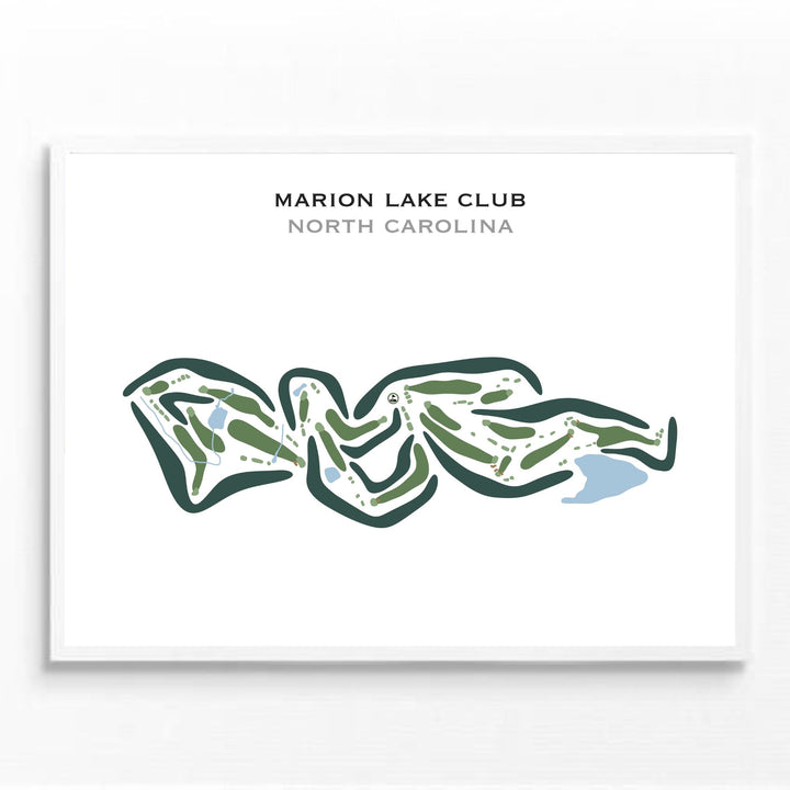 Marion Lake Club, North Carolina - Printed Golf Courses