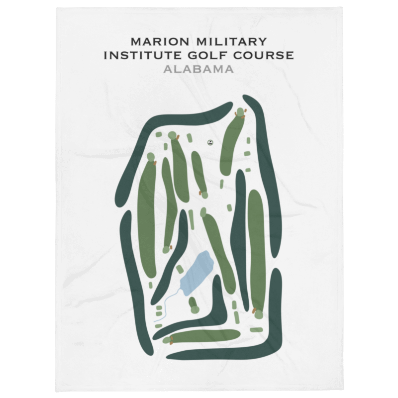 Marion Military Institute Golf Course, Alabama - Printed Golf Courses