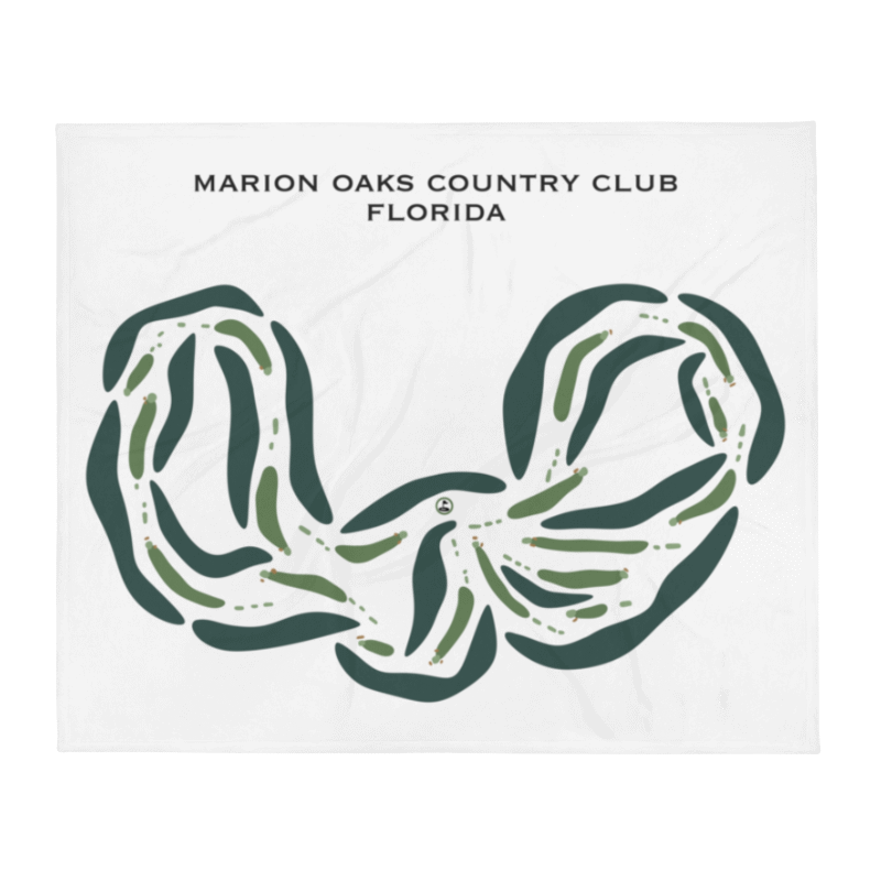 Marion Oaks Country Club, Florida - Printed Golf Courses