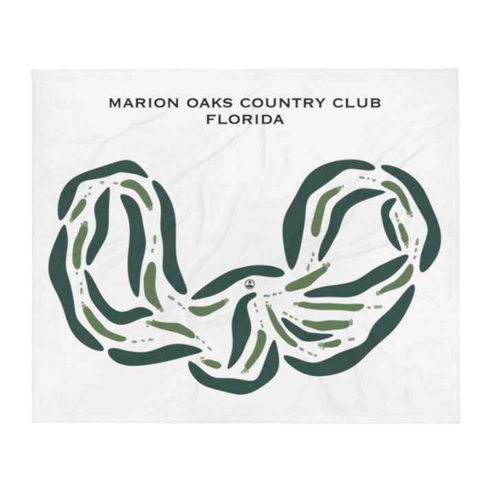 Marion Oaks Country Club, Florida - Printed Golf Courses