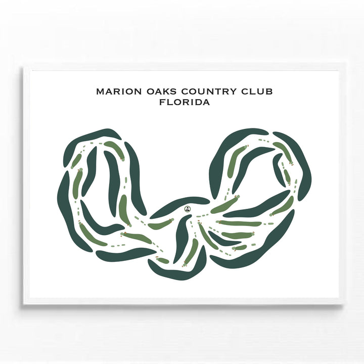 Marion Oaks Country Club, Florida - Printed Golf Courses