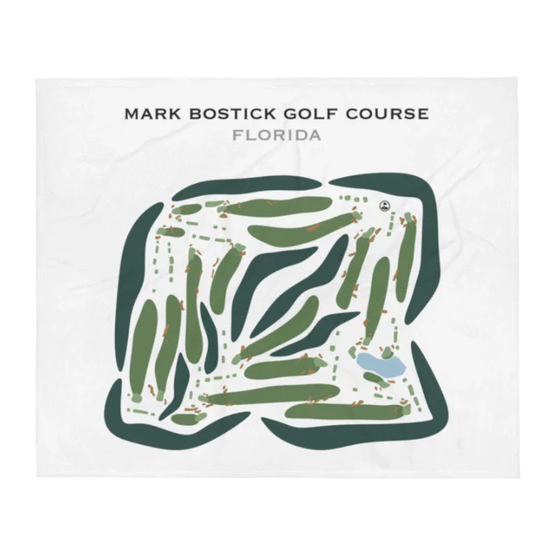 Mark Bostick Golf Course, Florida - Printed Golf Courses