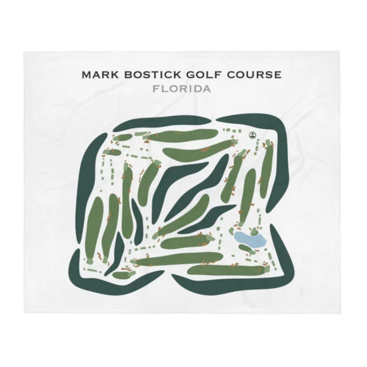 Mark Bostick Golf Course, Florida - Printed Golf Courses