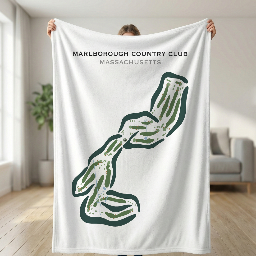 Marlborough Country Club, Massachusetts - Printed Golf Courses