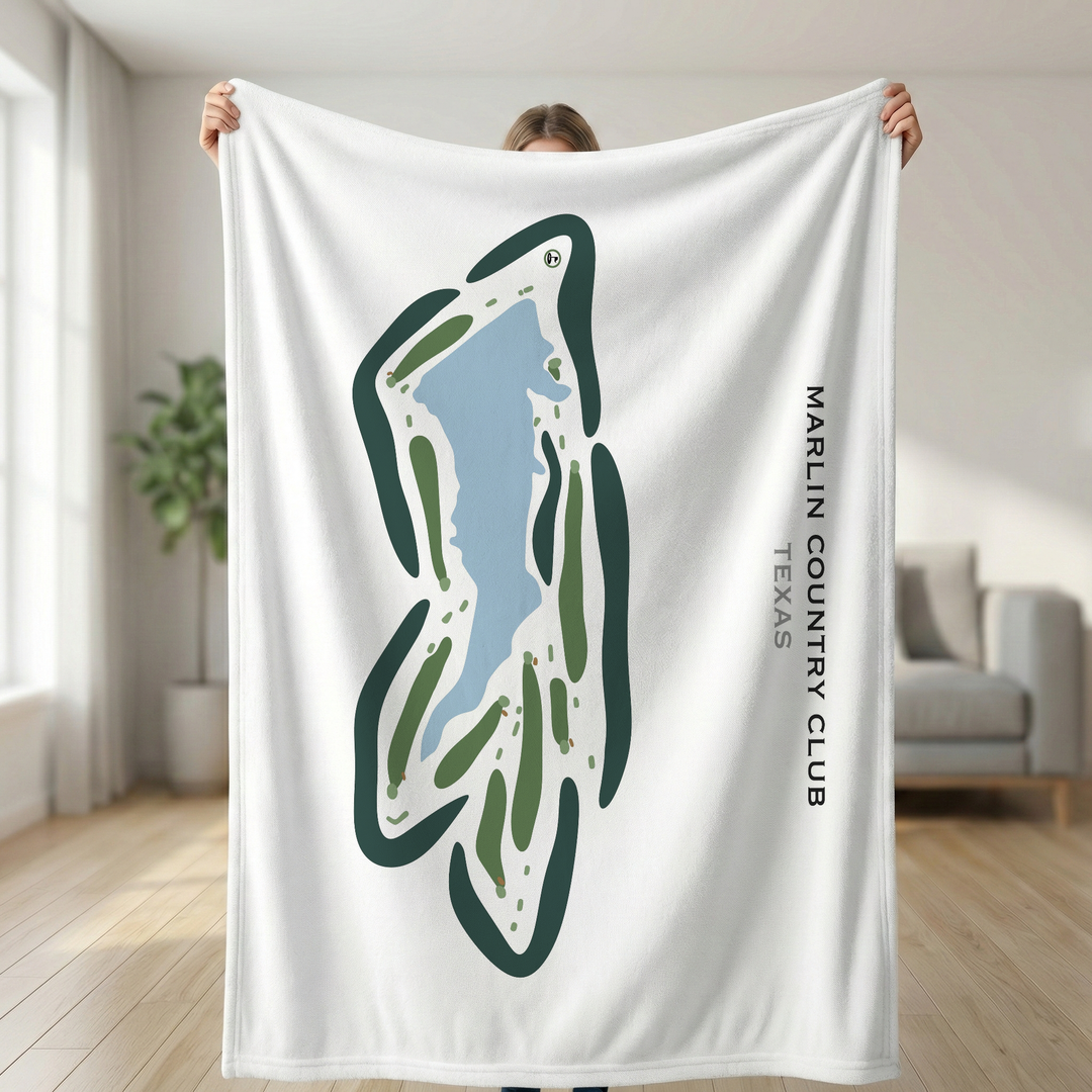 Marlin Country Club, Texas - Printed Golf Courses