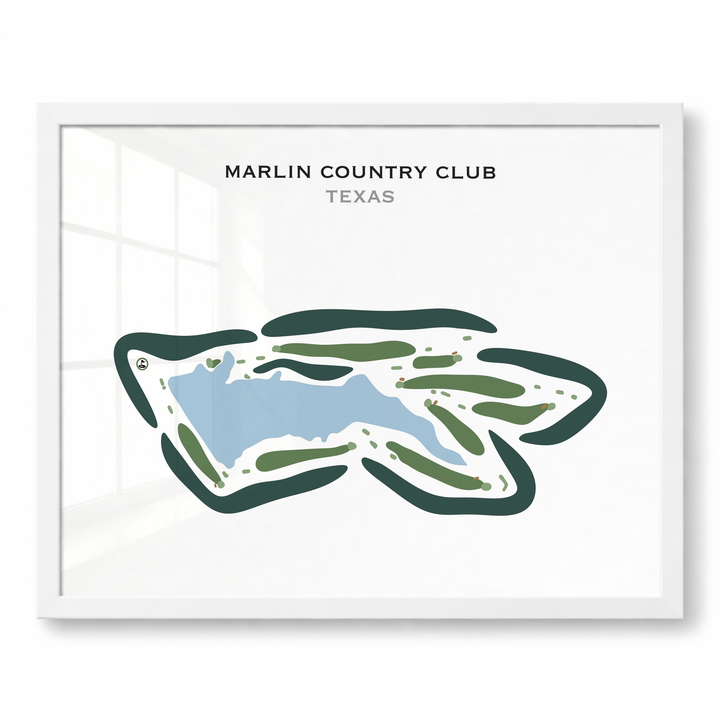 Marlin Country Club, Texas - Printed Golf Courses