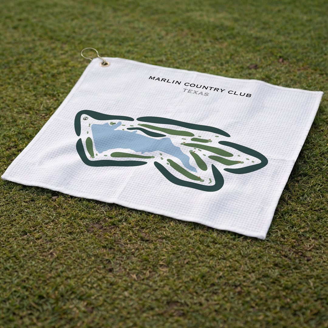 Marlin Country Club, Texas - Printed Golf Courses