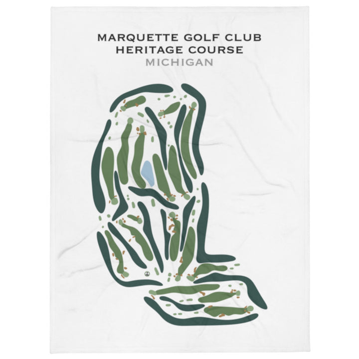 Marquette Golf Club, The Heritage Golf Course, Michigan - Printed Golf Course