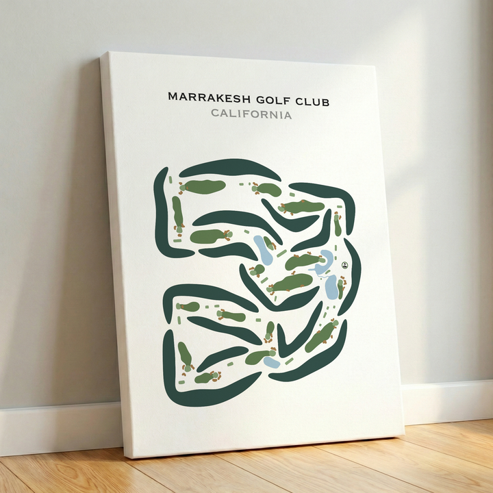 Marrakesh Golf Club, California - Printed Golf Courses