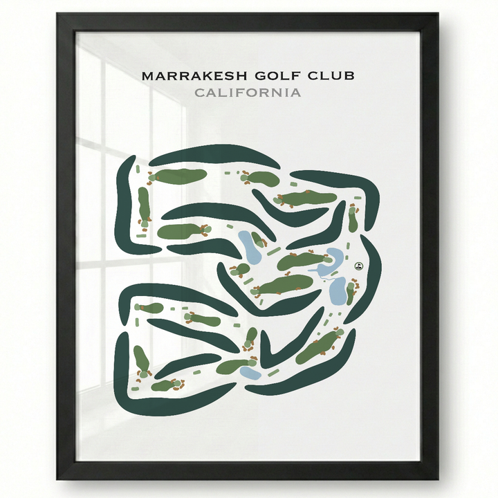 Marrakesh Golf Club, California - Printed Golf Courses