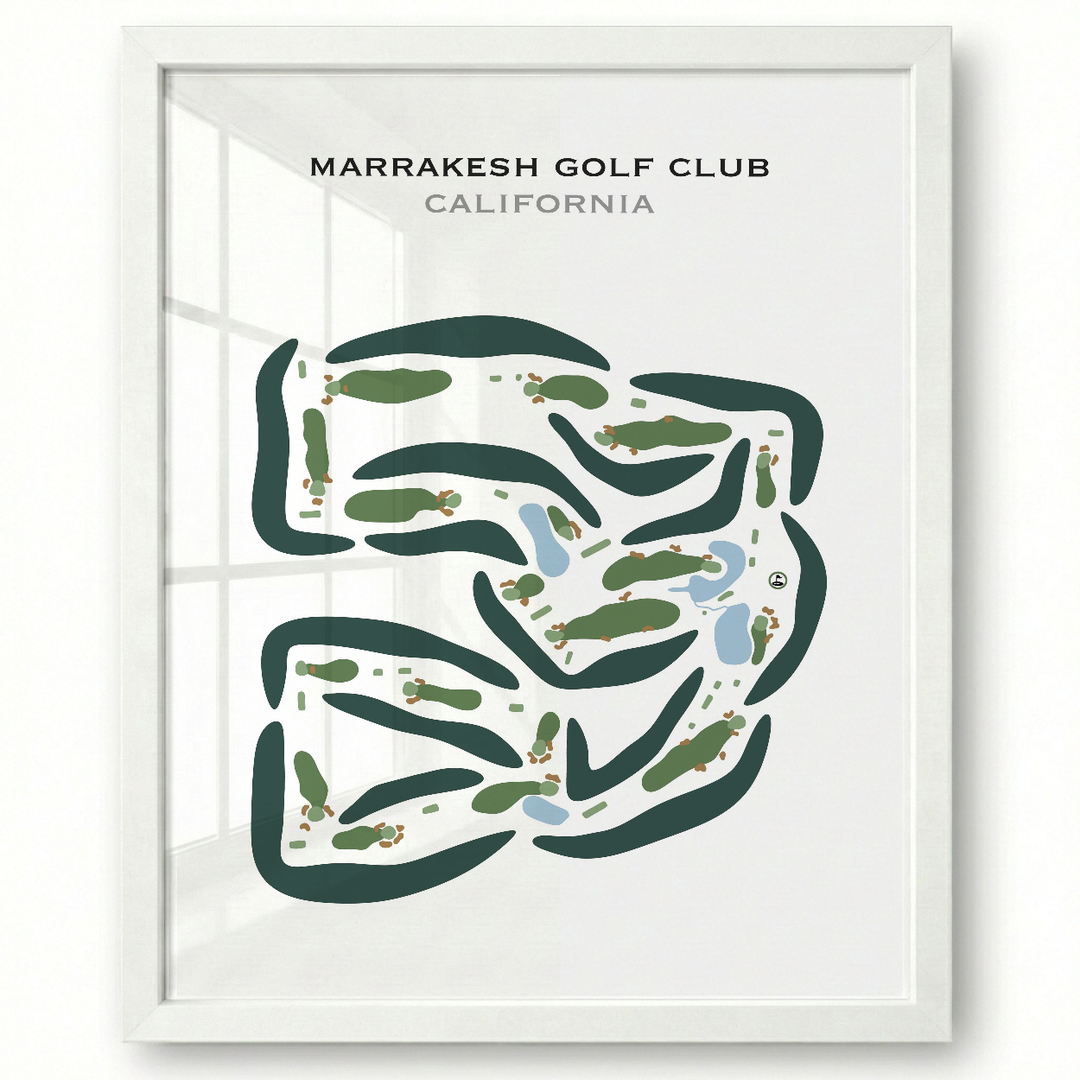Marrakesh Golf Club, California - Printed Golf Courses