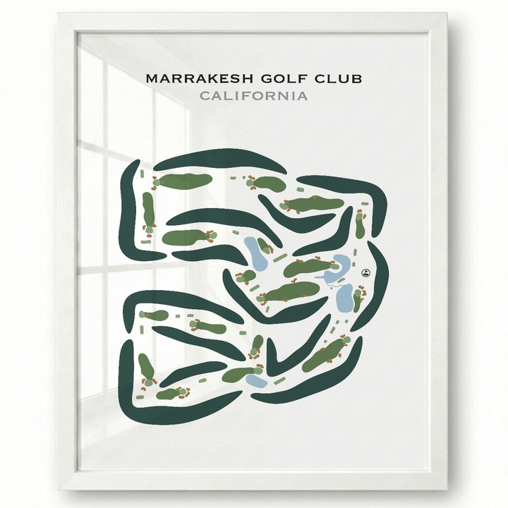 Marrakesh Golf Club, California - Printed Golf Courses