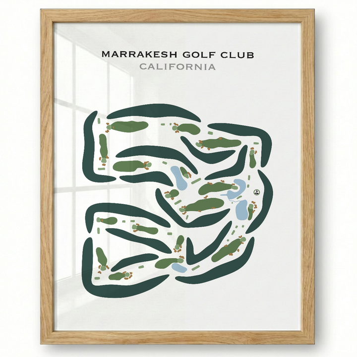 Marrakesh Golf Club, California - Printed Golf Courses
