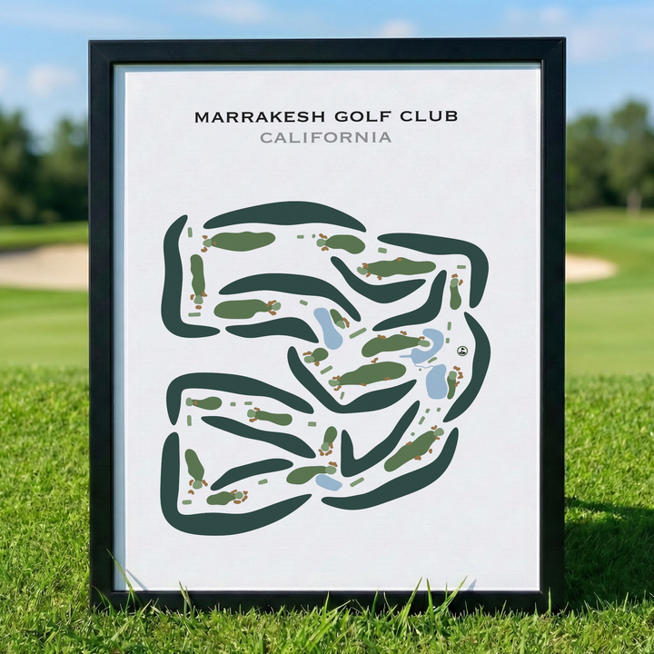 Marrakesh Golf Club, California - Printed Golf Courses