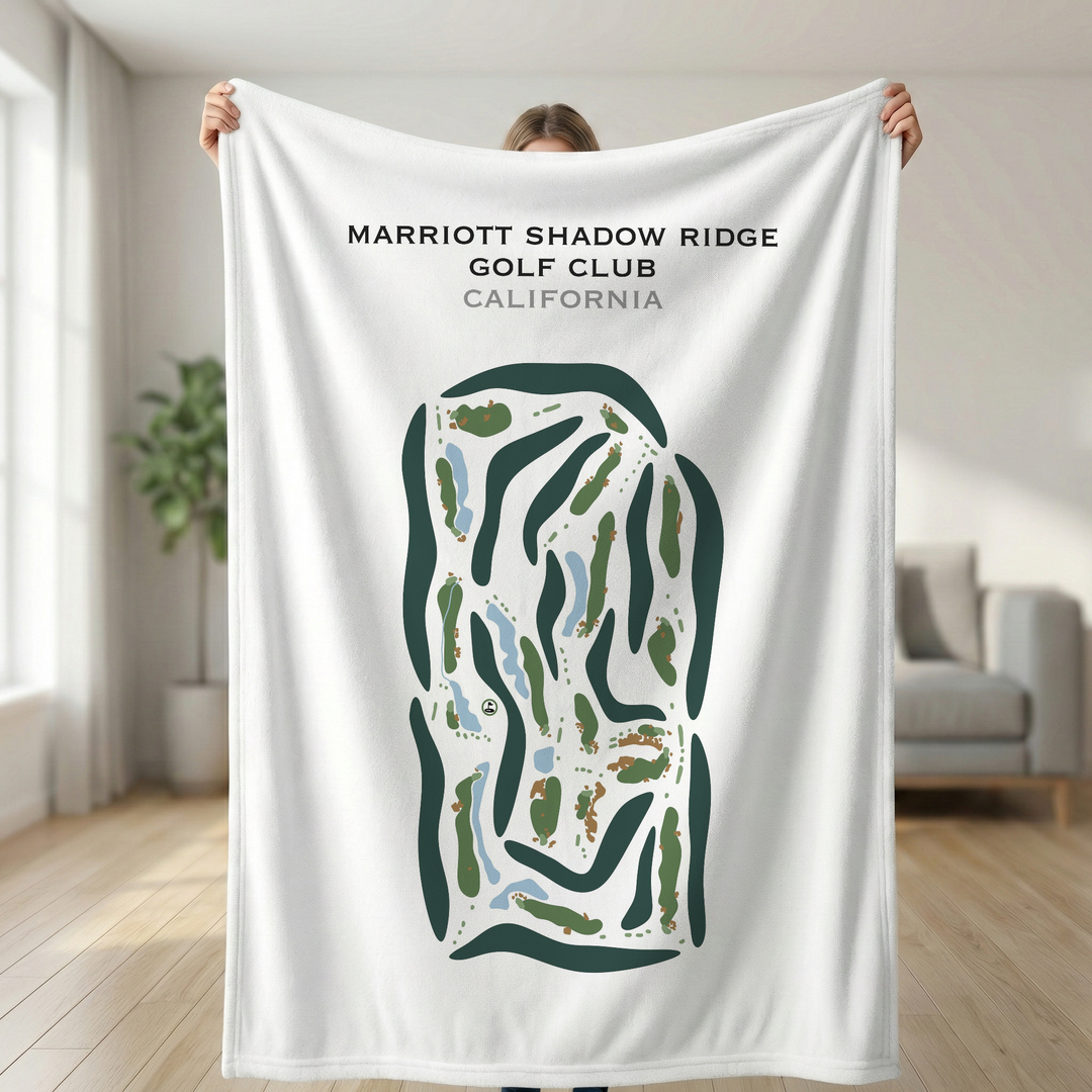 Marriott's Shadow Ridge Golf Club, California - Printed Golf Courses