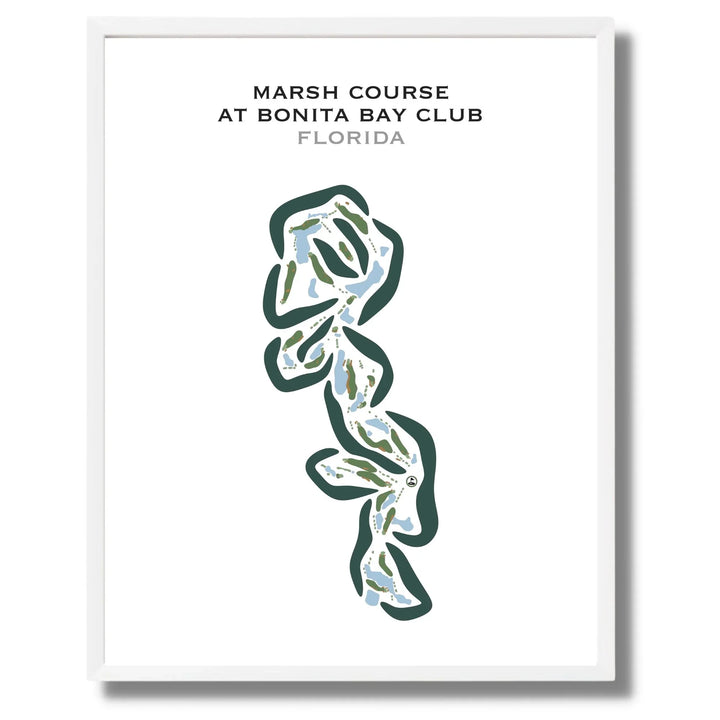 Marsh Course at Bonita Bay Club, Florida - Printed Golf Courses