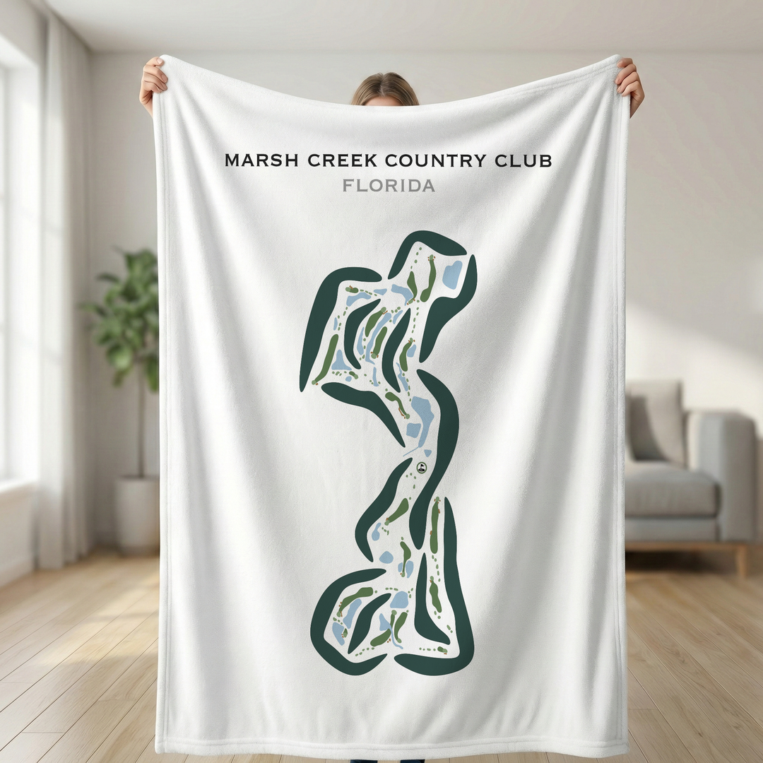 Marsh Creek Country Club, Florida - Printed Golf Course