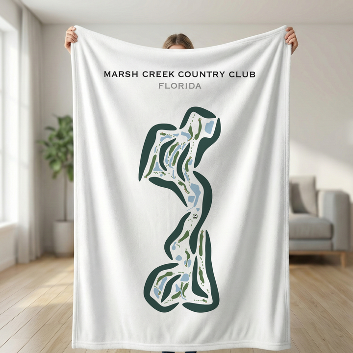 Marsh Creek Country Club, Florida - Printed Golf Course
