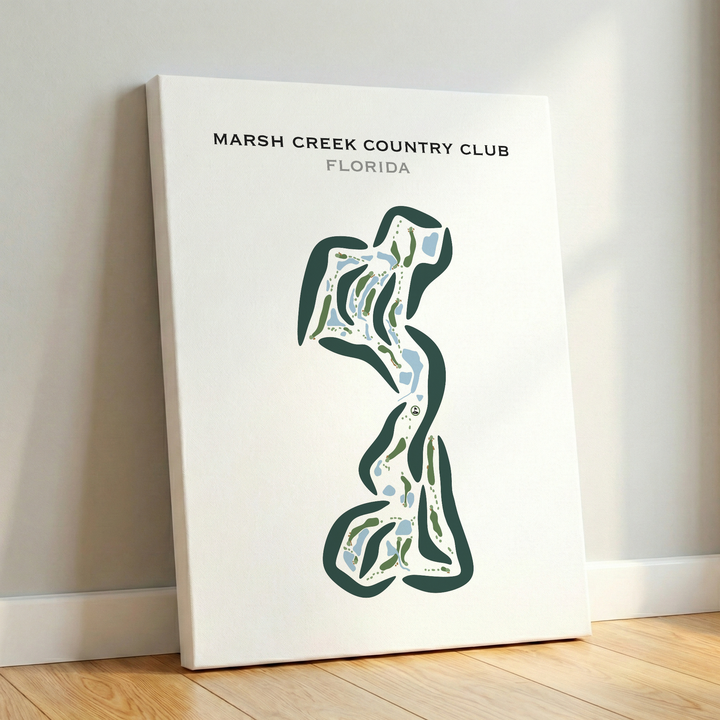 Marsh Creek Country Club, Florida - Printed Golf Course