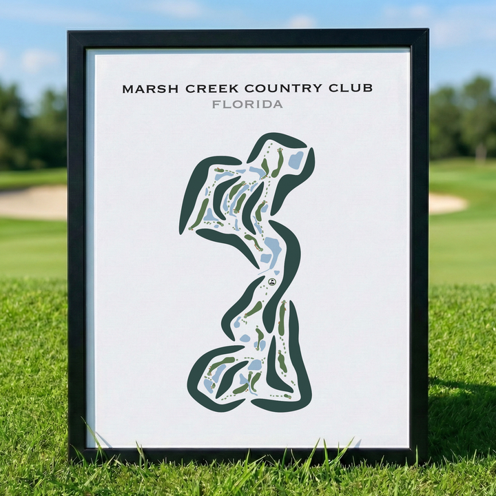 Marsh Creek Country Club, Florida - Printed Golf Course