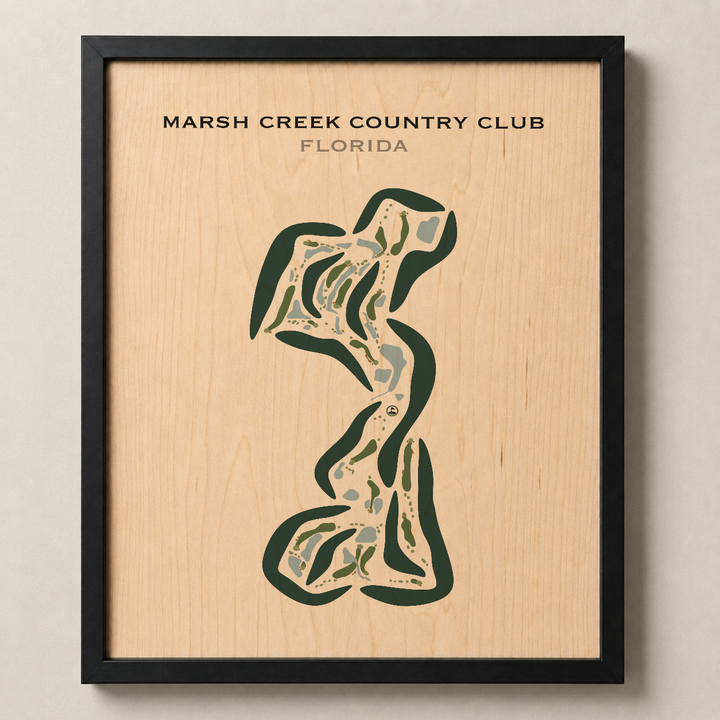 Marsh Creek Country Club, Florida - Printed Golf Course