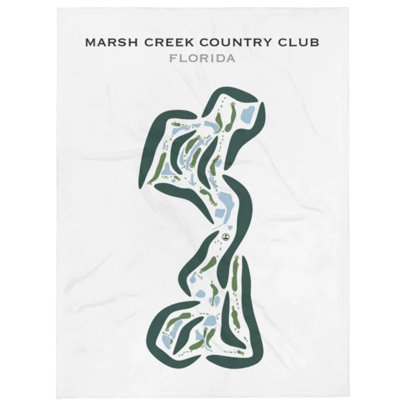 Marsh Creek Country Club, Florida - Printed Golf Course
