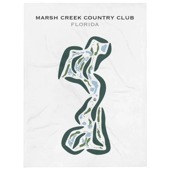 Marsh Creek Country Club, Florida - Printed Golf Course