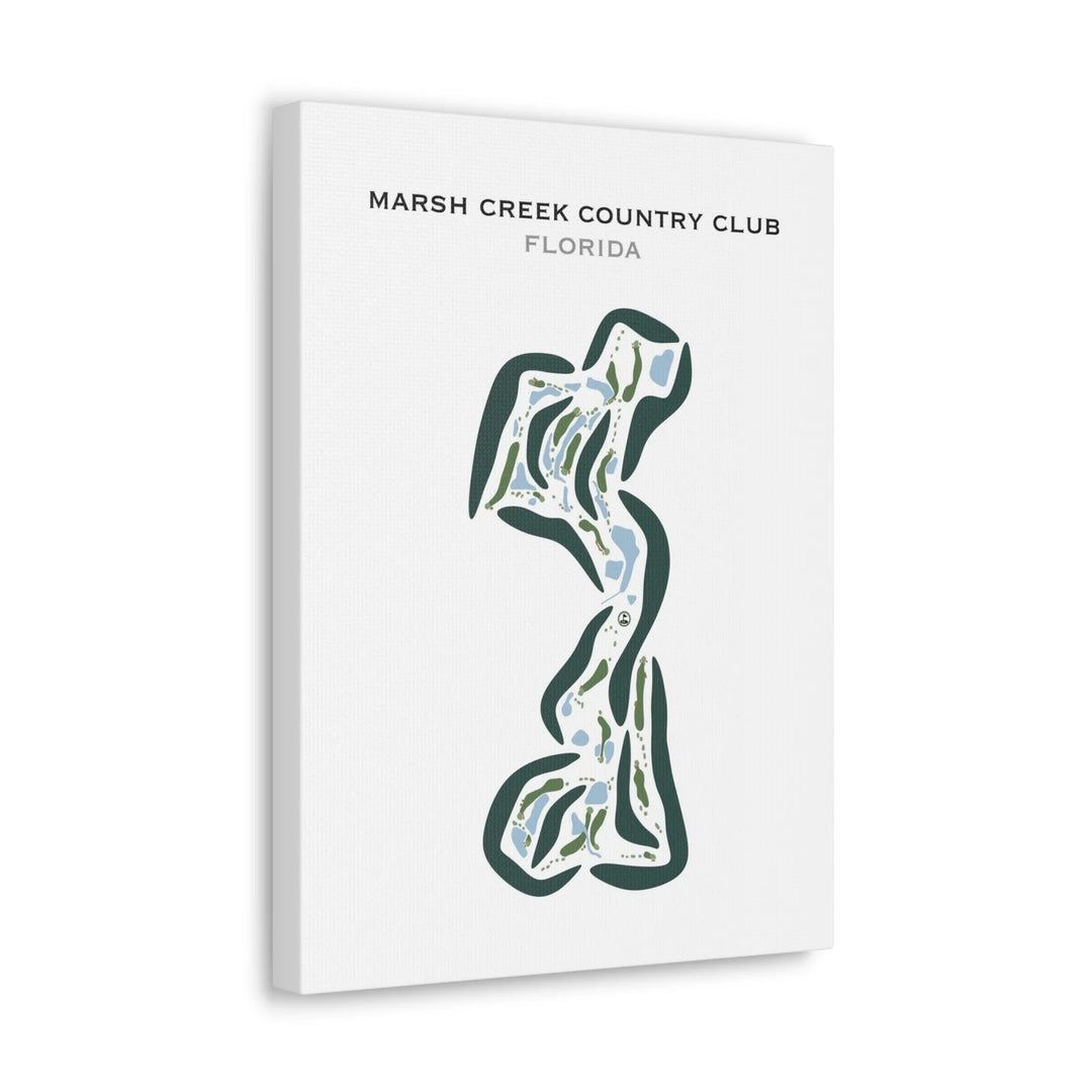 Marsh Creek Country Club, Florida - Printed Golf Course