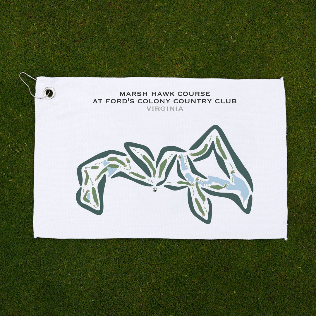 Marsh Hawk Course at Ford's Colony Country Club, Virginia - Printed Golf Courses