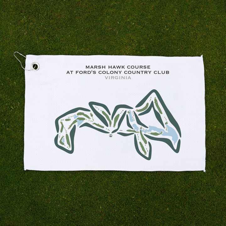 Marsh Hawk Course at Ford's Colony Country Club, Virginia - Printed Golf Courses
