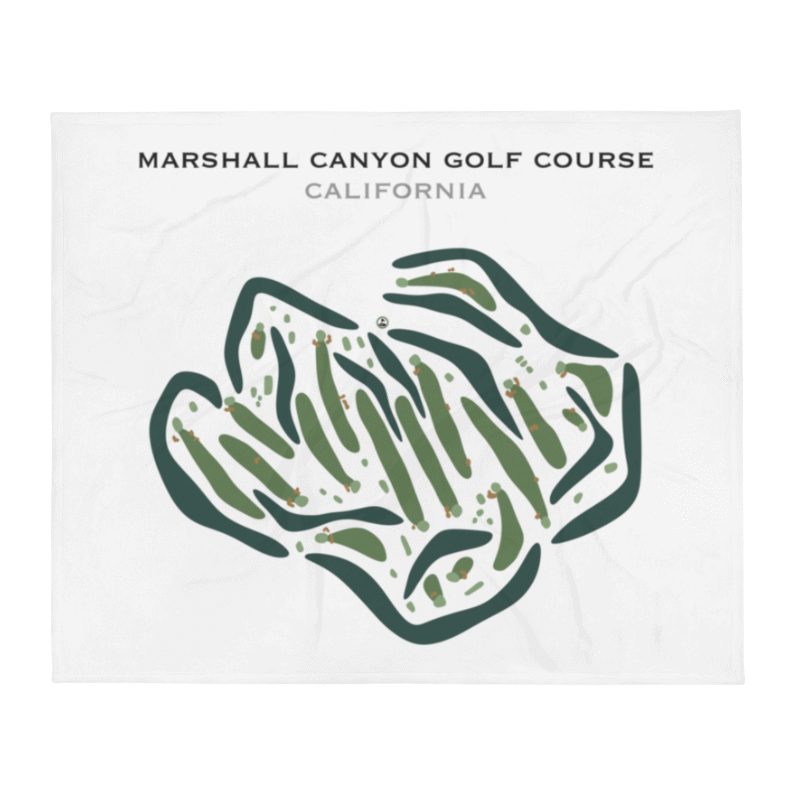 Marshall Canyon Golf Course, California - Printed Golf Courses