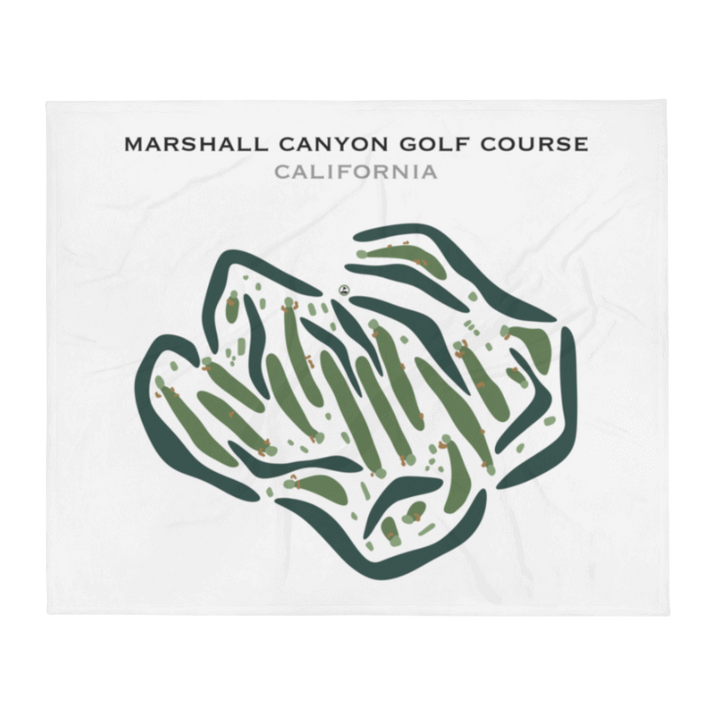 Marshall Canyon Golf Course, California - Printed Golf Courses