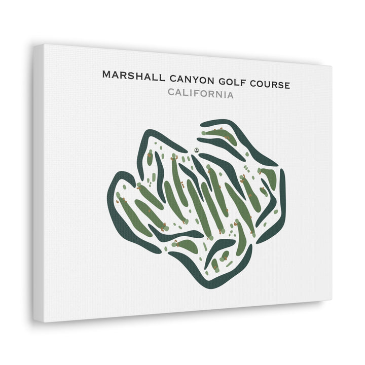 Marshall Canyon Golf Course, California - Printed Golf Courses