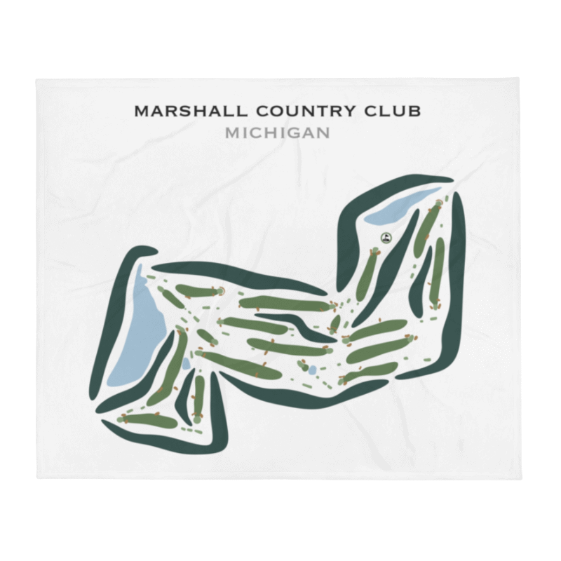 Marshall Country Club, Michigan - Printed Golf Courses