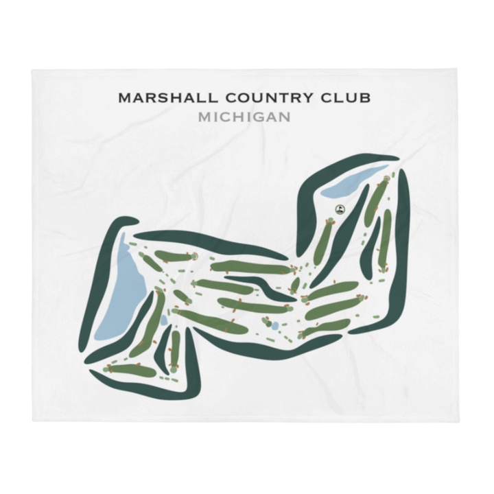 Marshall Country Club, Michigan - Printed Golf Courses