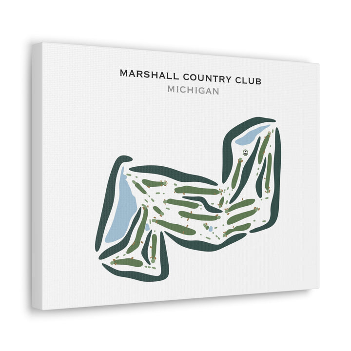 Marshall Country Club, Michigan - Printed Golf Courses