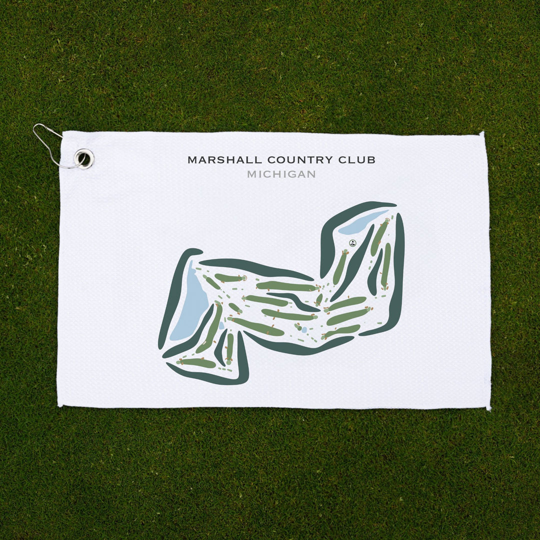 Marshall Country Club, Michigan - Printed Golf Courses